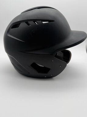 Victus Matte Black Baseball/Softball Batting Helmet Jaw Guard 7 1/8 - 7 1/2